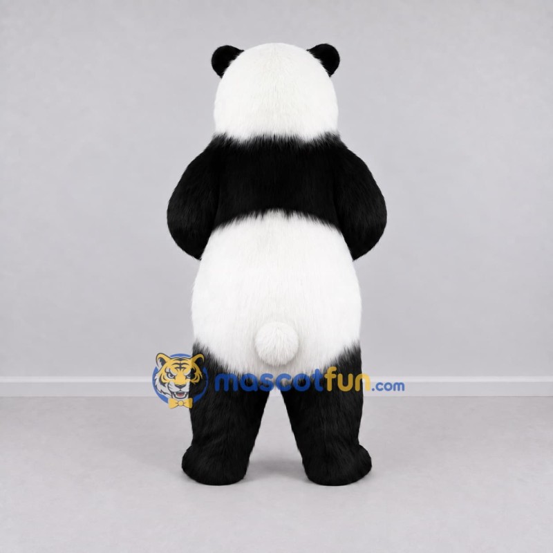 Custom Black and White Panda Mascot Costume Adult Full Body Suit for Wildlife Events Custom Black and White Panda Mascot Costume Adult Full Body Suit for Wildlife Events