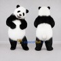 Custom Black and White Panda Mascot Costume Adult Full Body Suit for Wildlife Events