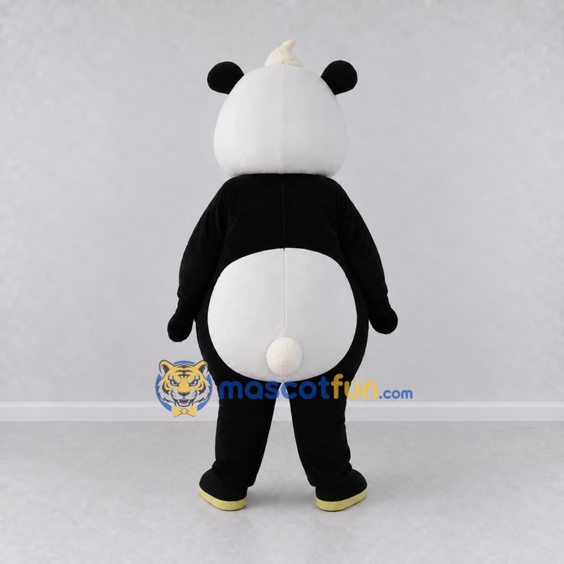 Custom Black and White Panda Mascot Costume Adult Full Body Suit for Children's Events Custom Black and White Panda Mascot Costume Adult Full Body Suit for Children's Events