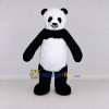 Custom Black and White Panda Mascot Costume Adult Full Body Suit for Wildlife Events Custom Black and White Panda Mascot Costume Adult Full Body Suit for Wildlife Events