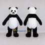 Custom Black and White Panda Mascot Costume Adult Full Body Suit for Wildlife Events
