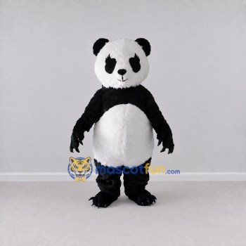 Custom Black and White Panda Mascot Costume Adult Full Body Suit for Children's Events Custom Black and White Panda Mascot Costume Adult Full Body Suit for Children's Events