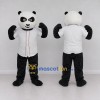 Custom Black and White Panda in Shirt Mascot Costume Adult Full Body Suit for School Events Custom Black and White Panda in Shirt Mascot Costume Adult Full Body Suit for School Events