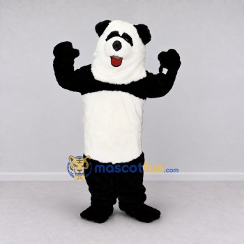 Custom Black and White Panda Mascot Costume Adult Full Body Suit for Children's Events Custom Black and White Panda Mascot Costume Adult Full Body Suit for Children's Events