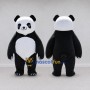 Custom Black and White Panda Mascot Costume Adult Full Body Suit for Parade Events