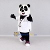 Custom Black and White Doctor Panda Mascot Costume Adult Full Body Suit for Health Awareness Events Custom Black and White Doctor Panda Mascot Costume Adult Full Body Suit for Health Awareness Events