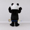 Custom Black White and Pink Panda with Flower Mascot Costume Adult Full Body Suit for Children's Events Custom Black White and Pink Panda with Flower Mascot Costume Adult Full Body Suit for Children's Events