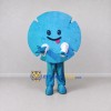 Custom Blue Round Character Mascot Costume Adult Full Body Suit for Children's Events Custom Blue Round Character Mascot Costume Adult Full Body Suit for Children's Events