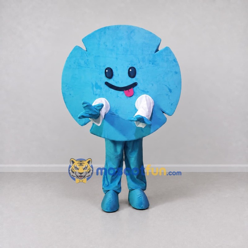 Custom Blue Round Character Mascot Costume Adult Full Body Suit for Children's Events Custom Blue Round Character Mascot Costume Adult Full Body Suit for Children's Events