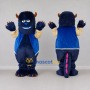 Custom Blue and Purple Horned Monster Mascot Costume Adult Full Body Suit for Party Events