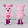 Custom Pink and Purple Alien Creature Mascot Costume Adult Full Body Suit for Children's Events
