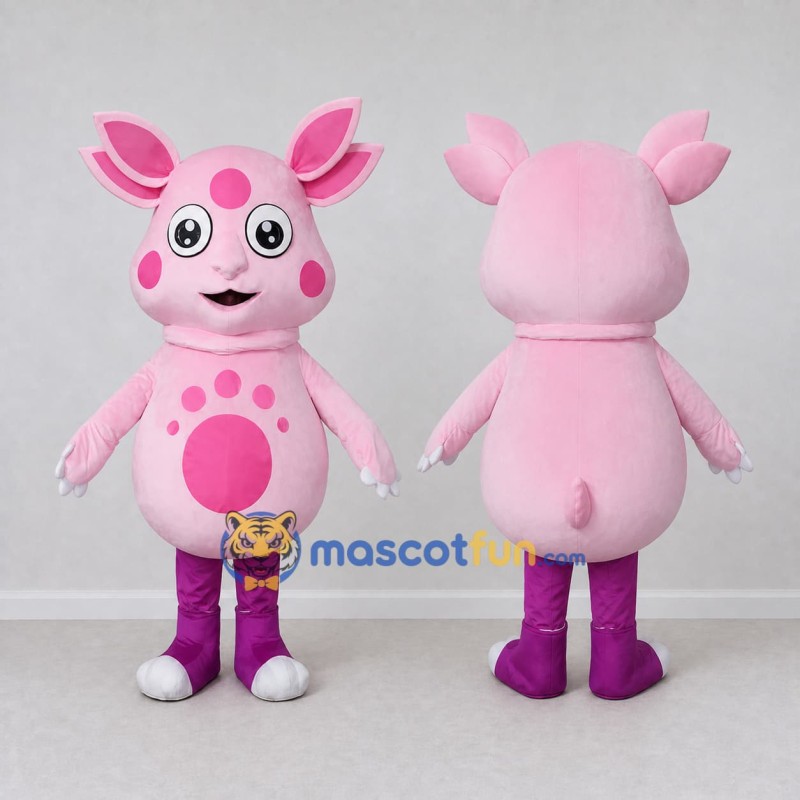 Custom Pink and Purple Alien Creature Mascot Costume Adult Full Body Suit for Children's Events Custom Pink and Purple Alien Creature Mascot Costume Adult Full Body Suit for Children's Events