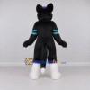 Custom Black White and Purple Fox Character Mascot Costume Adult Full Body Suit for Costume Parties Custom Black White and Purple Fox Character Mascot Costume Adult Full Body Suit for Costume Parties