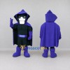 Custom Black and Purple Hooded Ninja Mascot Costume Adult Full Body Suit for Costume Parties Custom Black and Purple Hooded Ninja Mascot Costume Adult Full Body Suit for Costume Parties
