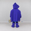Custom Black and Purple Hooded Ninja Mascot Costume Adult Full Body Suit for Costume Parties Custom Black and Purple Hooded Ninja Mascot Costume Adult Full Body Suit for Costume Parties