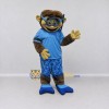 Custom Brown and Blue Snorkeling Monkey Mascot Costume Adult Full Body Suit for Summer Events Custom Brown and Blue Snorkeling Monkey Mascot Costume Adult Full Body Suit for Summer Events
