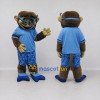Custom Brown and Blue Snorkeling Monkey Mascot Costume Adult Full Body Suit for Summer Events Custom Brown and Blue Snorkeling Monkey Mascot Costume Adult Full Body Suit for Summer Events
