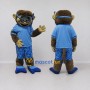 Custom Brown and Blue Snorkeling Monkey Mascot Costume Adult Full Body Suit for Summer Events