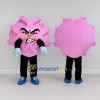Custom Pink Germ Character Mascot Costume Adult Full Body Suit for Science Events Custom Pink Germ Character Mascot Costume Adult Full Body Suit for Science Events