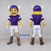 Custom Purple White and Gold Viking Warrior Mascot Costume Adult Full Body Suit for Sports Events Custom Purple White and Gold Viking Warrior Mascot Costume Adult Full Body Suit for Sports Events
