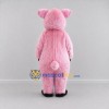 Custom Pink and White Pig Mascot Costume Adult Full Body Suit for Farm Events Custom Pink and White Pig Mascot Costume Adult Full Body Suit for Farm Events