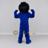 Custom Blue Black and White Lion Mascot Costume Adult Full Body Suit for Sports Events Custom Blue Black and White Lion Mascot Costume Adult Full Body Suit for Sports Events