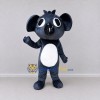 Custom Dark Gray and White Koala Mascot Costume Adult Full Body Suit for Wildlife Events Custom Dark Gray and White Koala Mascot Costume Adult Full Body Suit for Wildlife Events