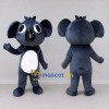 Custom Dark Gray and White Koala Mascot Costume Adult Full Body Suit for Wildlife Events Custom Dark Gray and White Koala Mascot Costume Adult Full Body Suit for Wildlife Events