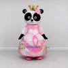 Custom Black White and Pink Panda Princess Mascot Costume Adult Full Body Suit for Children's Parties Custom Black White and Pink Panda Princess Mascot Costume Adult Full Body Suit for Children's Parties