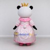 Custom Black White and Pink Panda Princess Mascot Costume Adult Full Body Suit for Children's Parties Custom Black White and Pink Panda Princess Mascot Costume Adult Full Body Suit for Children's Parties