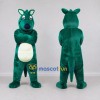 Custom Green and Cream Kangaroo Mascot Costume Adult Full Body Suit for Wildlife Events