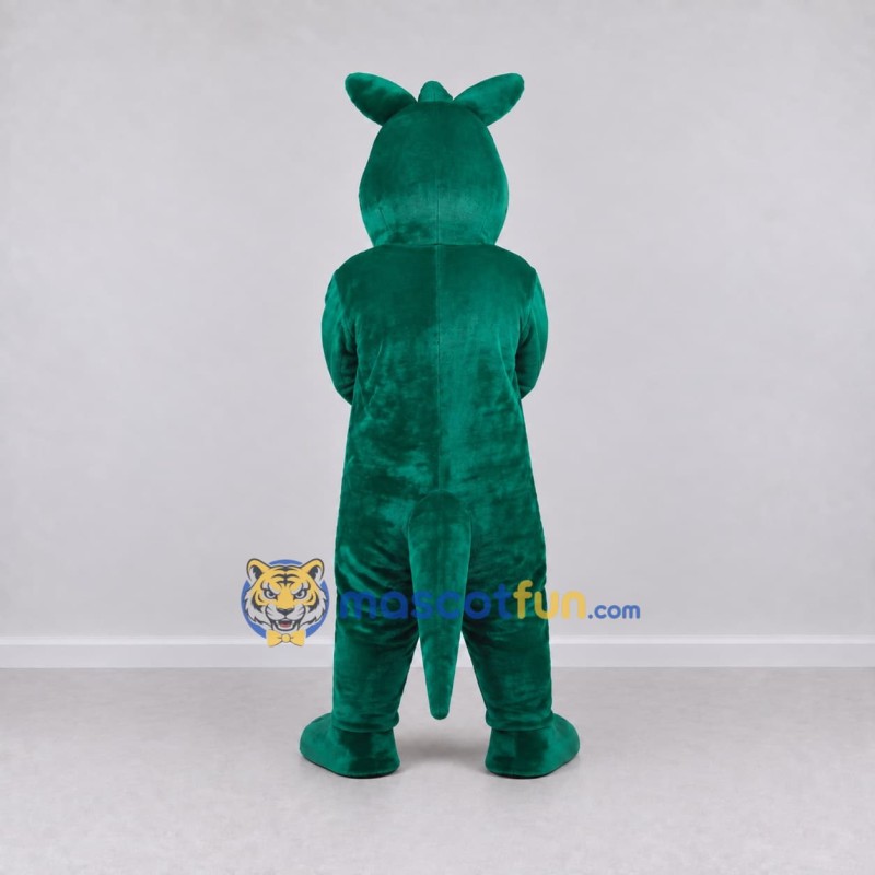 Custom Green and Cream Kangaroo Mascot Costume Adult Full Body Suit for Wildlife Events