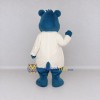 Custom Blue and White Bear in Lab Coat Mascot Costume Adult Full Body Suit for Science Events Custom Blue and White Bear in Lab Coat Mascot Costume Adult Full Body Suit for Science Events