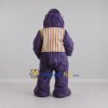 Custom Purple and Yellow Gorilla in Vest Mascot Costume Adult Full Body Suit for Party Events Custom Purple and Yellow Gorilla in Vest Mascot Costume Adult Full Body Suit for Party Events