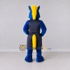 Custom Blue and Yellow Horse in Sportswear Mascot Costume Adult Full Body Suit for Sports Events Custom Blue and Yellow Horse in Sportswear Mascot Costume Adult Full Body Suit for Sports Events