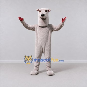 Custom Gray Seal Mascot Costume Adult Full Body Suit for Ocean Events Custom Gray Seal Mascot Costume Adult Full Body Suit for Ocean Events