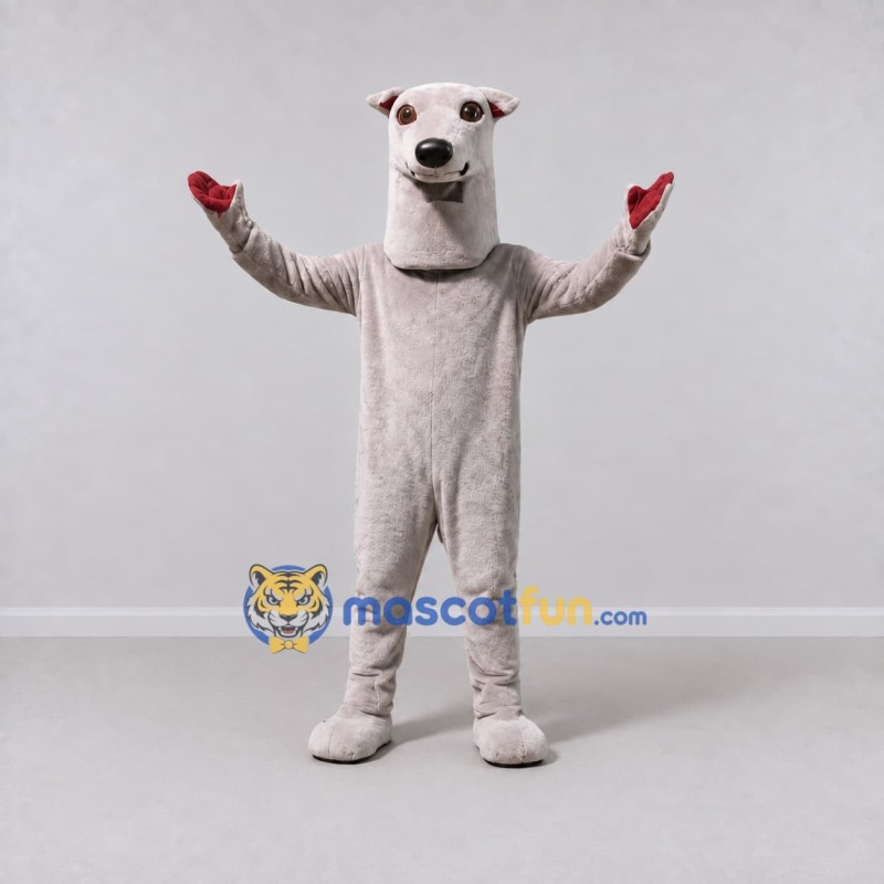 Custom Gray Seal Mascot Costume Adult Full Body Suit for Ocean Events Custom Gray Seal Mascot Costume Adult Full Body Suit for Ocean Events