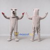 Custom Gray Seal Mascot Costume Adult Full Body Suit for Ocean Events Custom Gray Seal Mascot Costume Adult Full Body Suit for Ocean Events