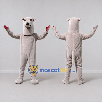 Custom Gray Seal Mascot Costume Adult Full Body Suit for Ocean Events