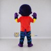 Custom Purple and Red Monkey in T-Shirt Mascot Costume Adult Full Body Suit for Children's Events Custom Purple and Red Monkey in T-Shirt Mascot Costume Adult Full Body Suit for Children's Events