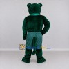 Custom Green and Blue Big Cat with Tie Mascot Costume Adult Full Body Suit for Sports Events Custom Green and Blue Big Cat with Tie Mascot Costume Adult Full Body Suit for Sports Events