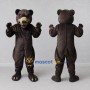 Custom Brown Bear Mascot Costume Adult Full Body Suit for Wildlife Events