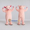 Custom Pink Pig Mascot Costume Adult Full Body Suit for Farm Events Custom Pink Pig Mascot Costume Adult Full Body Suit for Farm Events
