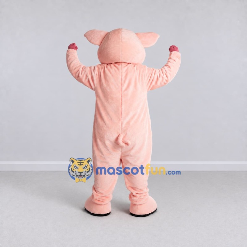 Custom Pink Pig Mascot Costume Adult Full Body Suit for Farm Events Custom Pink Pig Mascot Costume Adult Full Body Suit for Farm Events