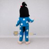 Custom Blue and White Girl in Polka Dot Pajamas Mascot Costume Adult Full Body Suit for Children's Events Custom Blue and White Girl in Polka Dot Pajamas Mascot Costume Adult Full Body Suit for Children's Events
