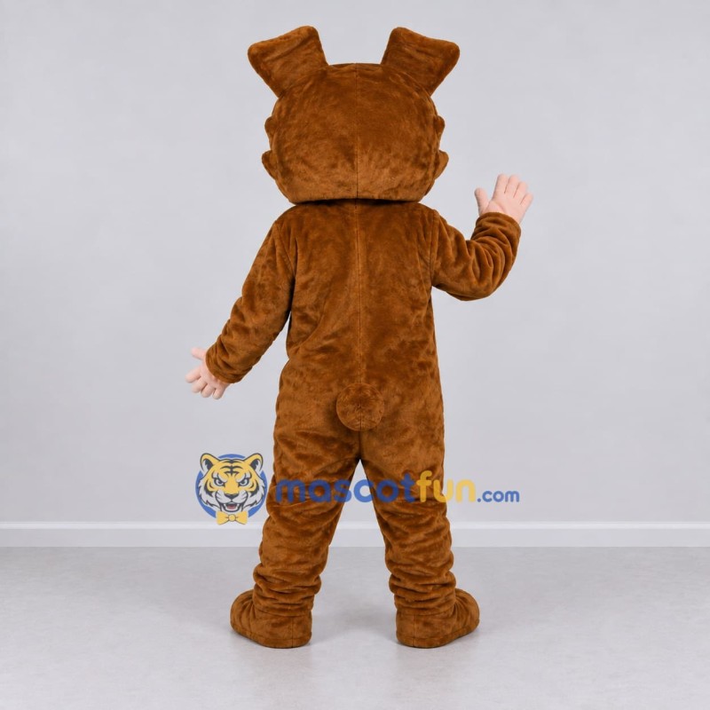Custom Brown Child in Dog Suit Mascot Costume Adult Full Body Suit for Children's Events Custom Brown Child in Dog Suit Mascot Costume Adult Full Body Suit for Children's Events