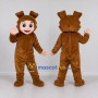 Custom Brown Child in Dog Suit Mascot Costume Adult Full Body Suit for Children's Events