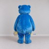 Custom Blue and White Teddy Bear Mascot Costume Adult Full Body Suit for Children's Events