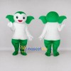 Custom Green and White Leaf-Eared Creature Mascot Costume Adult Full Body Suit for Children's Events Custom Green and White Leaf-Eared Creature Mascot Costume Adult Full Body Suit for Children's Events