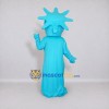 Custom Turquoise Statue of Liberty Mascot Costume Adult Full Body Suit for Parade Events